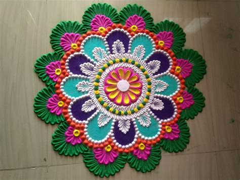 Attractive Big Rangoli Design For Festival Big Rangoli Designs