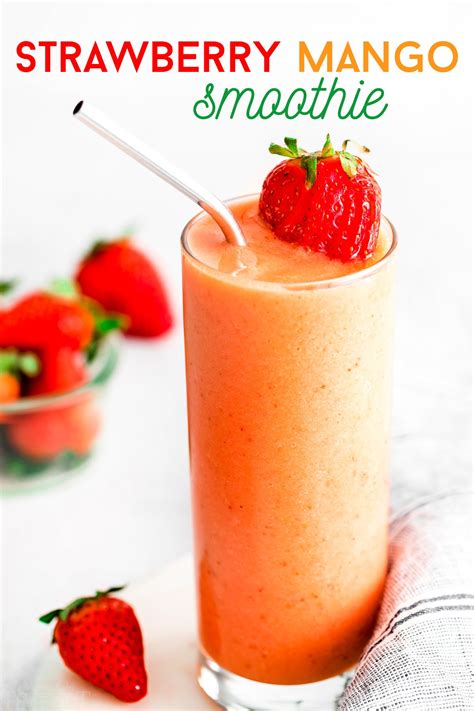 Strawberry Mango Smoothie Mom On Timeout