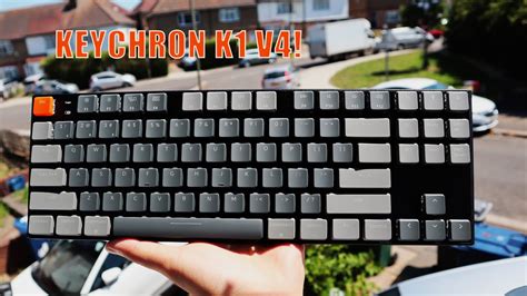 Keychron K1 V4 Unboxing Sound Test Gateron Blue Switches Low