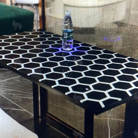 touch sensitive river coffee table  homemore