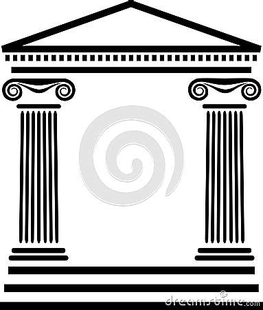 Greek Columns Architecture/eps Vector Illustration | CartoonDealer.com ...