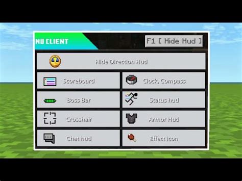 Mod Menu Client For Mcpe Minecraft Bedrock Edition Youtube