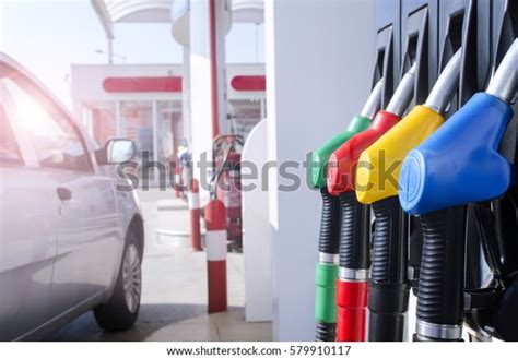 Gas Station Fuel Pump Stock Photo (Edit Now) 579910117