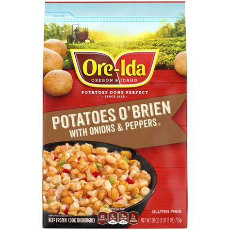 Ore-ida Gluten Free Frozen Potatoes O'brien With Onions And Peppers ...