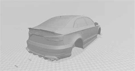 Stl File Audi Rs3 Sedan 🚗・3d Printable Model To Download・cults