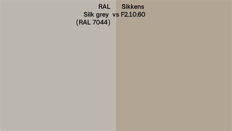 Ral Silk Grey Ral Vs Sikkens F Side By Side Comparison