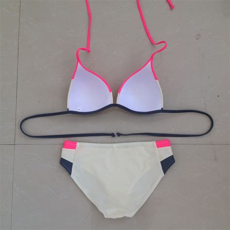 Bikini Swimsuit Sexy Bikini Outside Swimming Beige On Luulla