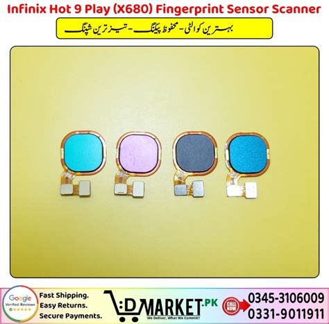Infinix Hot Play X Fingerprint Sensor Scanner Exclusive