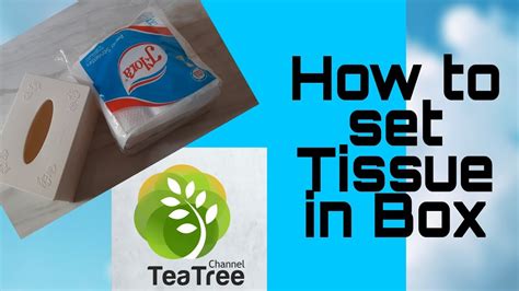 DIY How To Set Tissue Papers In New Box YouTube