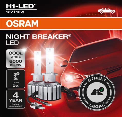 OSRAM H1 Night Breaker LED 2x | FISCHER Fahrradshop Deutschland EN