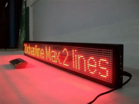 LED Moving Sign at best price in Hyderabad by 4 Sign Board | ID ...