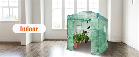 VEVOR Pop Up Greenhouse, 8'x 6'x 7.5' Pop-up Green House, Set Up in ...