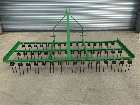 Spring Tine Harrow, Grass Harrow, Tractor Harrow, Field Harrows 3 Row – KTM Machinery