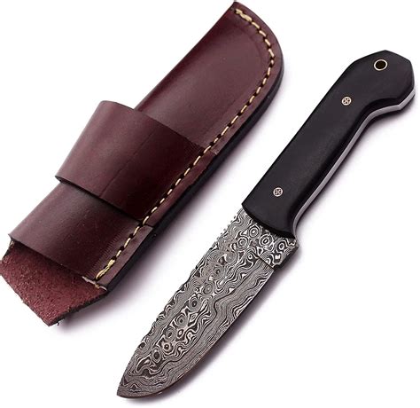 Buy MAANHandmade Damascus Fixed Blade With Micarta Handle Survival