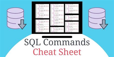 Sql Commands Cheat Sheet Comparitech