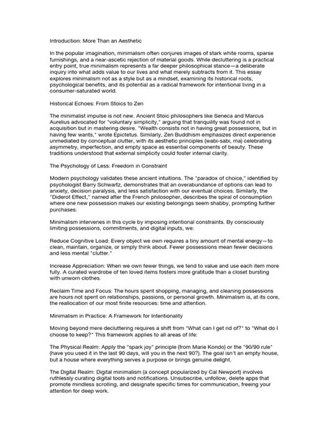 Pdf For Philosophy Minimalist