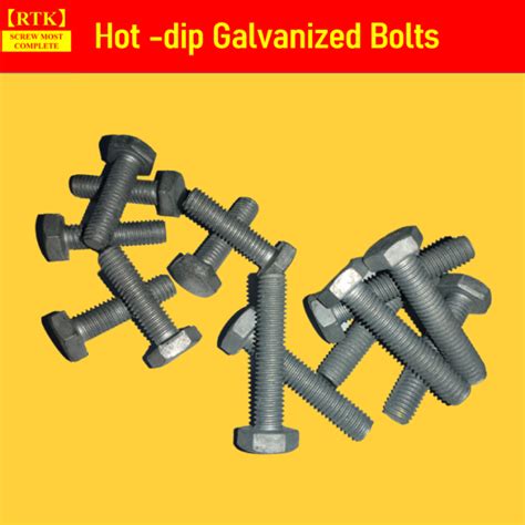 RTK Hot Dip Galvanized Bolts M8 M10 M12 Per Piece Lazada PH