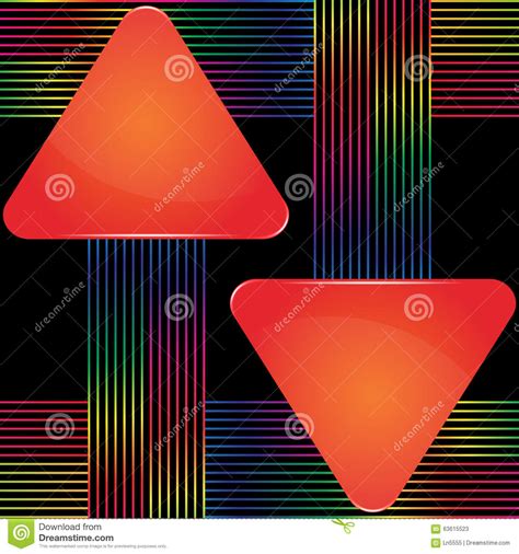 Red arrow signs stock illustration. Illustration of elements - 63615523