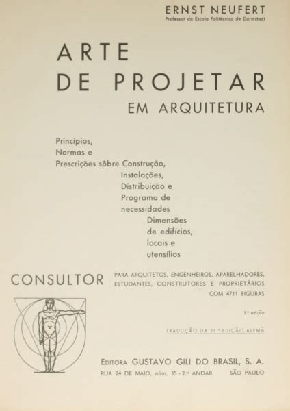 Arte De Projetar Em Arquitetura Von Neufert Ernst Good Hard Cover