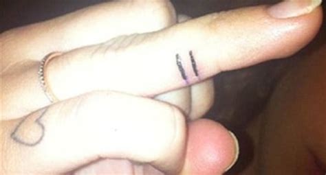 Miley Cyrus Gets Anti Gay Marriage Tattoo