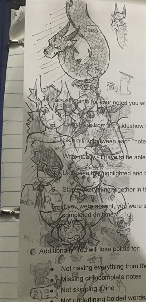 Class doodles by catcoocoo on DeviantArt