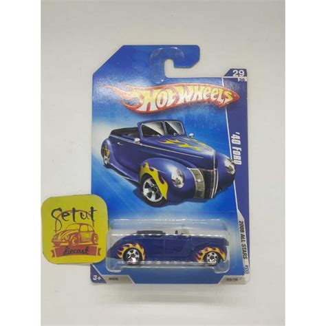 Jual HOT WHEELS HOTWHEELS FORD AKTA BIRU BLUE CARD Shopee Indonesia