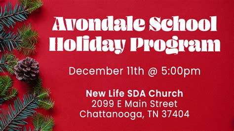 Avondale School Holiday Program Ochard Park Sda Church