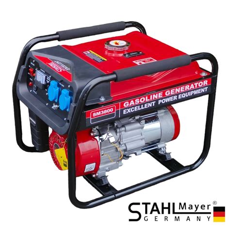 Монофазен четиритактов Генератор за ток STAHLMAYER 3,8kW - Агрегат ...
