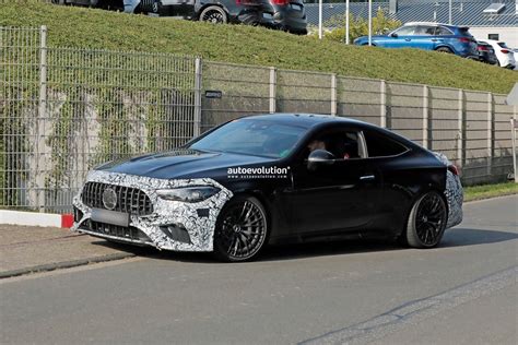 2025 Mercedes Amg Cle 63 Spied Lapping The Nurburgring With Less Camo Than Before Autoevolution