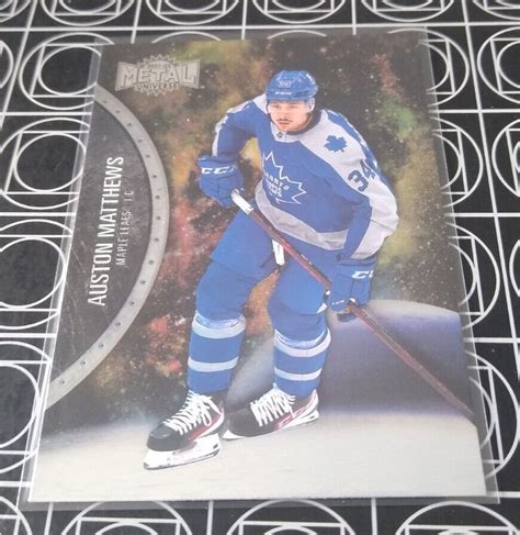 AUSTON MATTHEWS 2021 22 UPPER DECK SKYBOX METAL UNIVERSE ALTERNATE