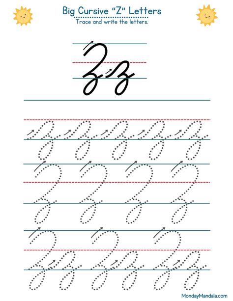 Cursive Lowercase Z