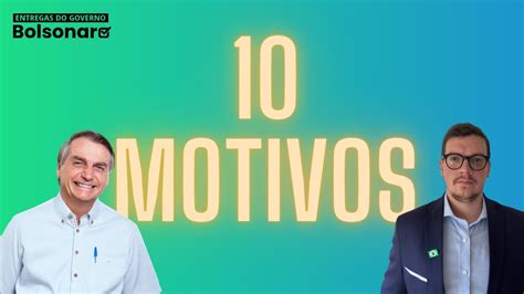 10 Motivos para Votar em Bolsonaro no 2º Turno YouTube