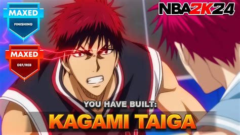 BEST DUNKING BUILD NBA 2K24 KAGAMI TAIGA BUILD KUROKO NO BASKET