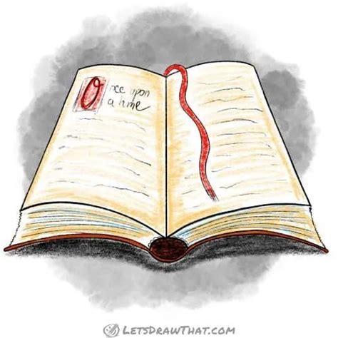 How To Draw An Open Book