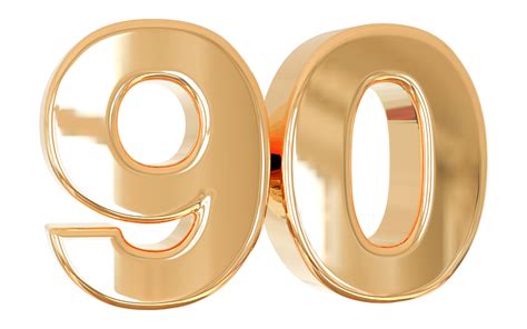 number 90 3d 11297525 PNG