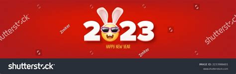 2023 Happy New Year Horizontal Banner Stock Vector (Royalty Free ...