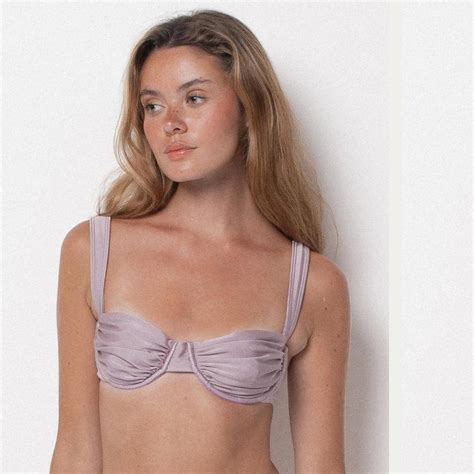 Belle The Label Oracle Bikini Top And Bare Bottoms Depop