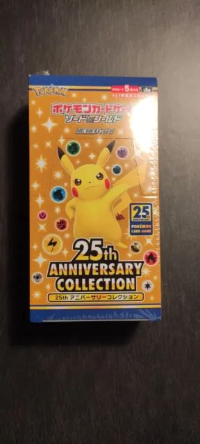 Pokemon Japanese 25th Anniversary Collection S8a Booster Box New