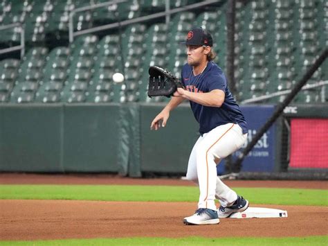 Houston Astros Grae Kessinger Draws Rare Start At First Base