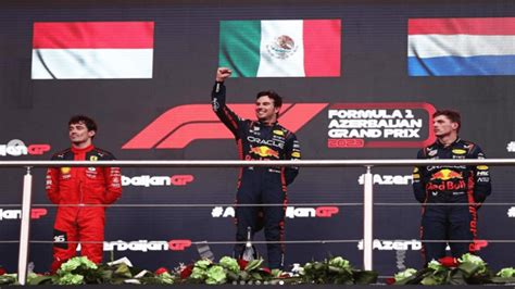 Checo Pérez Gana El Gran Premio De Azerbaiyán De La Fórmula 1