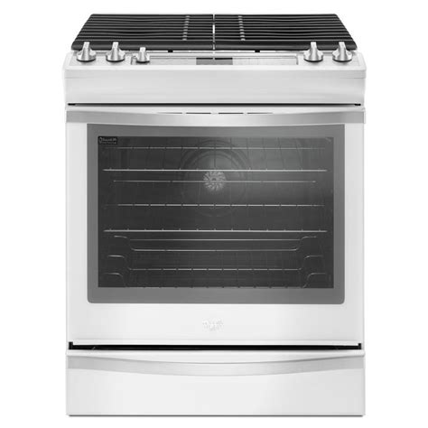 Shop Whirlpool Burner Cu Ft Self Cleaning Slide In Convection Gas