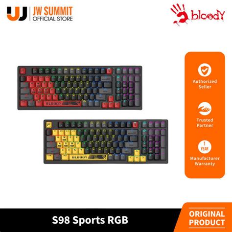 A Tech Bloody S Sports Rgb Blms Red Switch Key Style Wired