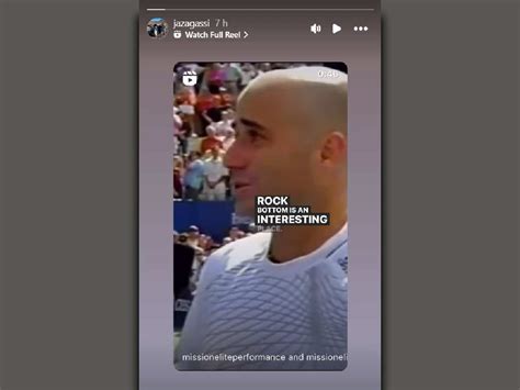 "Rock bottom is an interesting place," Andre Agassi and Steffi Graf's ...