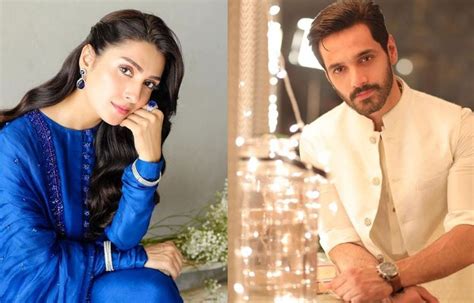 Fans Excited As Ayeza Khan Wahaj Ali Set To Share Screen Together