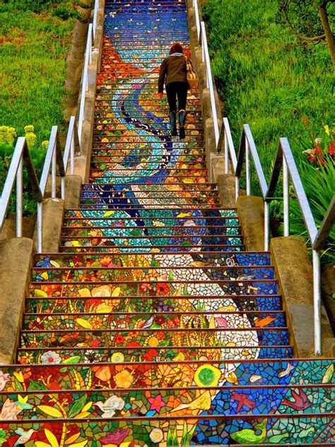 30 Beautiful Street Artworks On Stairs Art And Design