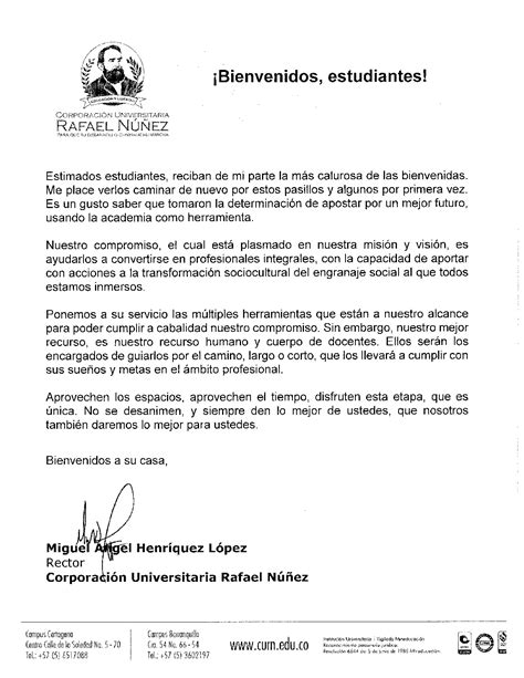 Modelo Carta De Bienvenida A Estudiantes Kulturaupice Sexiezpicz Web Porn