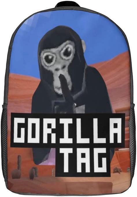 Gorilla Tag Backpack Funny Cartoon Monkey Bookbag Walmart