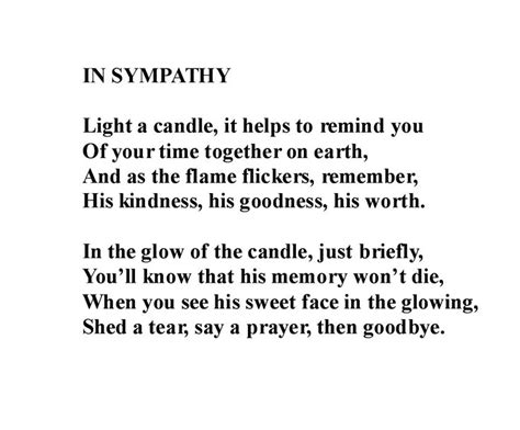 Heartfelt Sympathy Poem For Cards