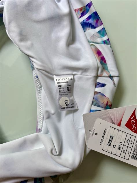 NEW Fantasie Calypso Harbour Bikini Bottoms Size 2XL 18 Lycra Extra Life EBay UK