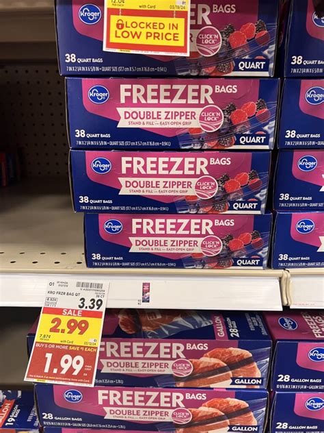 Kroger Freezer and Storage Bags as low as $1.99! - Kroger Krazy